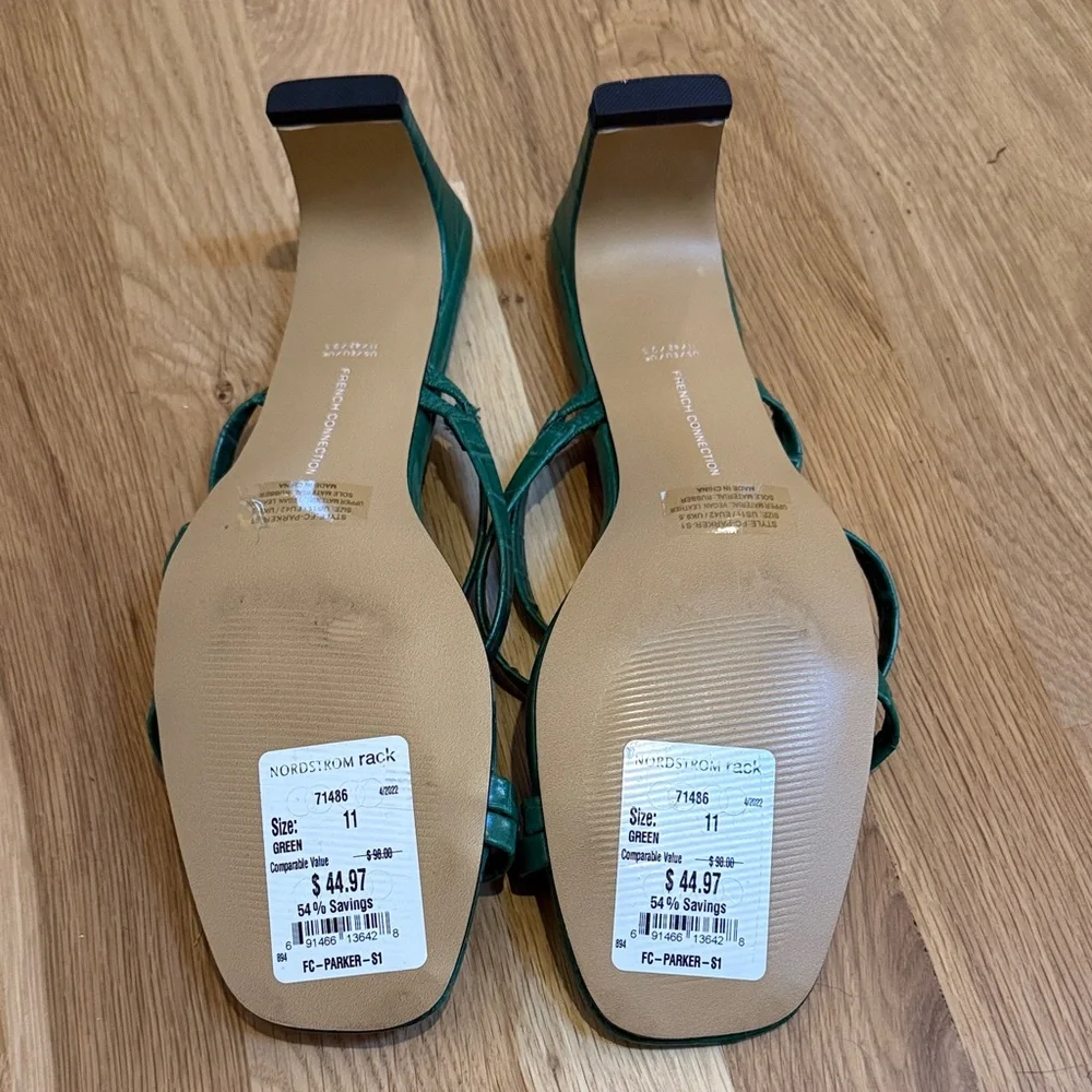 French Connection Emerald Strappy Heels - Picture 3 of 5